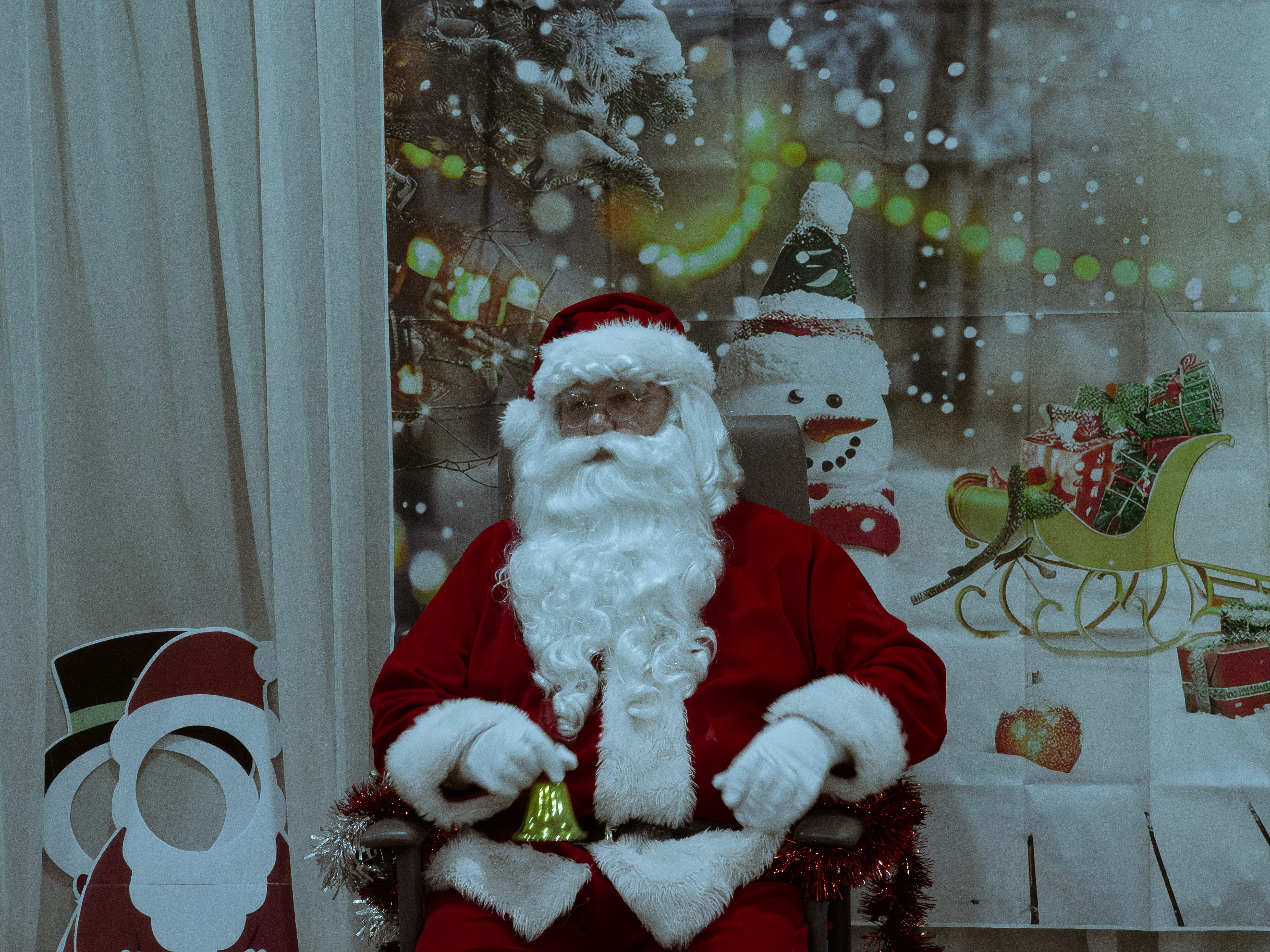 St Nick on his Throne